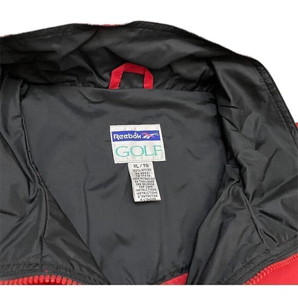 Vintage 90s Reebok Golf Designer Lightweight Windbreaker Jacket - Mens XL - Picture 4 of 7